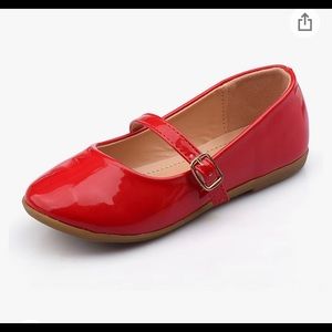 Red Mary Jane shoes size 9T